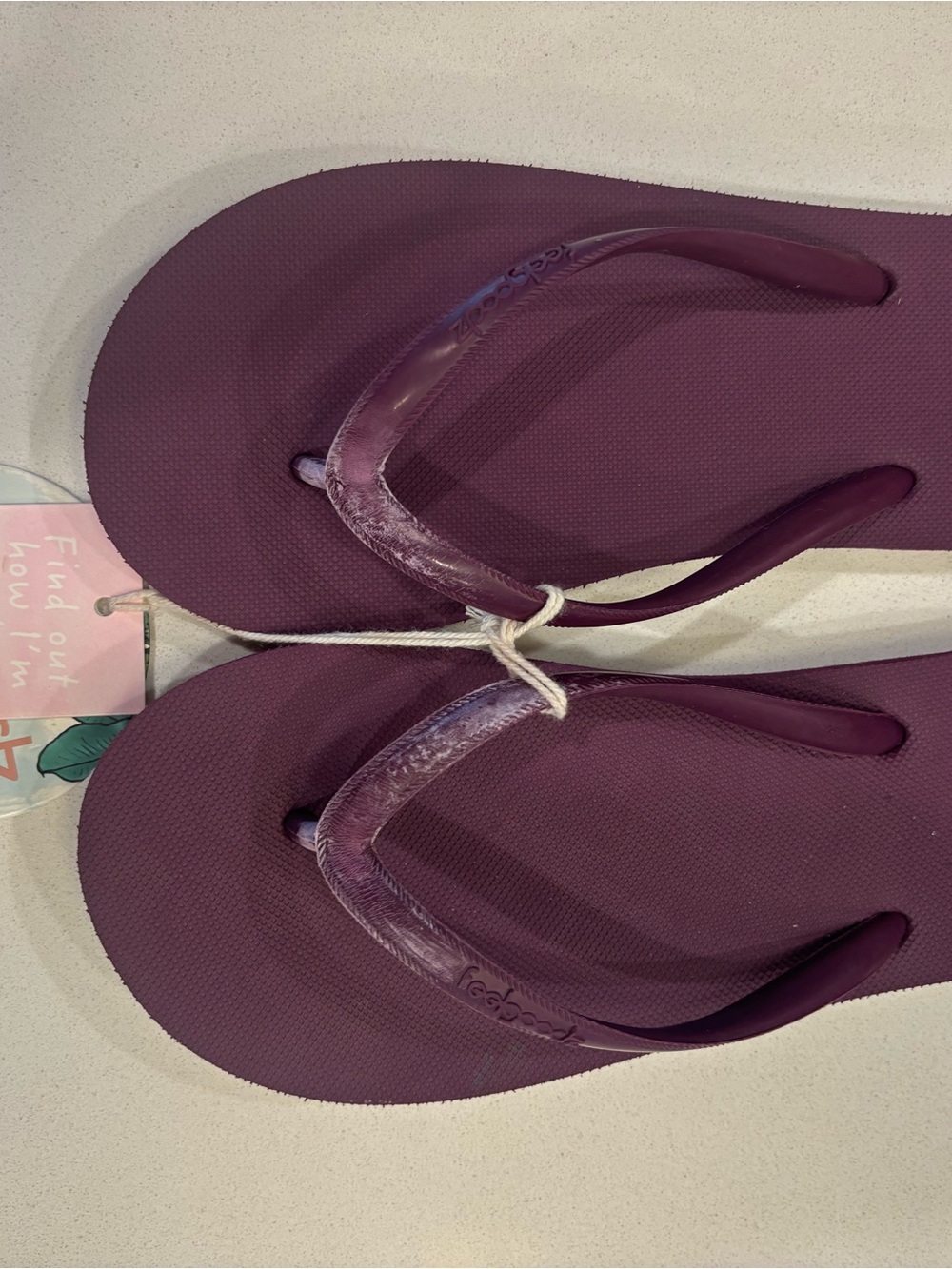 Women's Purple Flip Flop Sandals